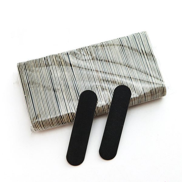 wood black nail file